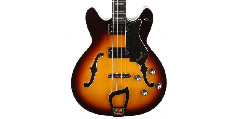Hagstrom Viking Bass Tobacco Sunburst - Image 2