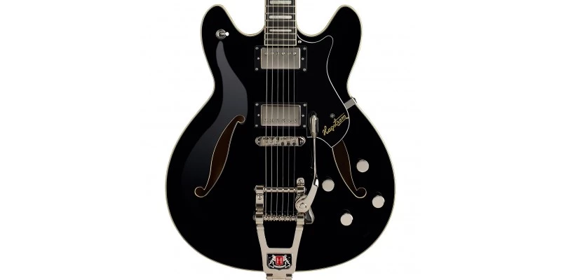 Hagstrom Tremar Viking Deluxe Black - Image 2