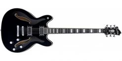 Hagstrom Viking Deluxe Baritone Guitar Black