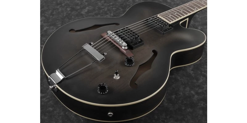 Ibanez AF55-TKF Artcore Transparent Black Flat - Image 4