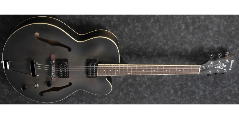Ibanez AF55-TKF Artcore Transparent Black Flat - Image 2