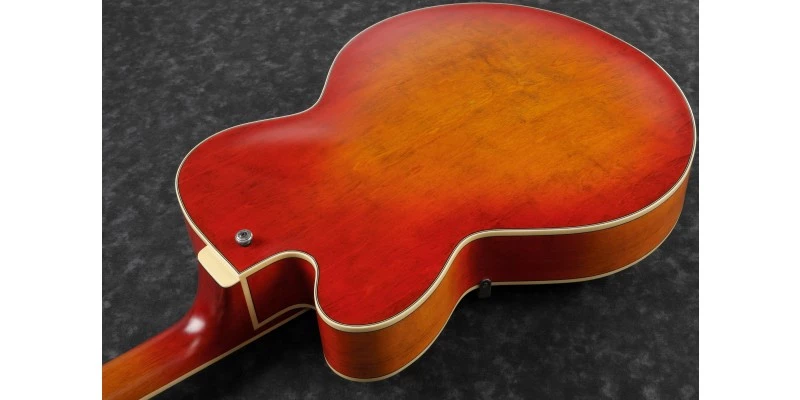 Ibanez AFV75-VAL Artcore Vintage Amber Burst Low Gloss - Image 6