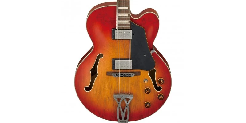 Ibanez AFV75-VAL Artcore Vintage Amber Burst Low Gloss - Image 3