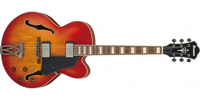 Ibanez AFV75-VAL Artcore Vintage Amber Burst Low Gloss