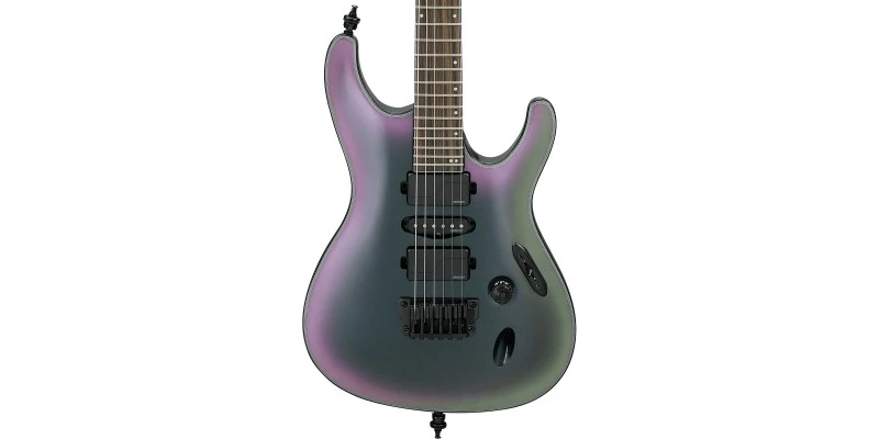 Ibanez S671ALB Axion Label Black Aurora Burst - Image 2