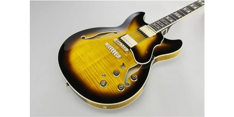 Ibanez AS153-AYS Artstar Antique Yellow Sunburst - Image 3