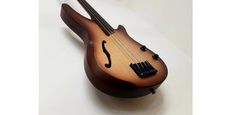 Ibanez SRH500F-NNF Natural Browned Burst Flat Fretless Bass - Image 19