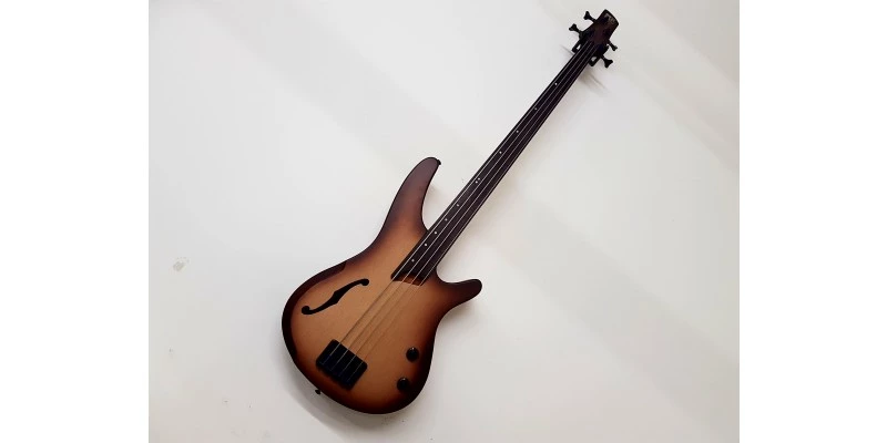 Ibanez SRH500F-NNF Natural Browned Burst Flat Fretless Bass - Image 13