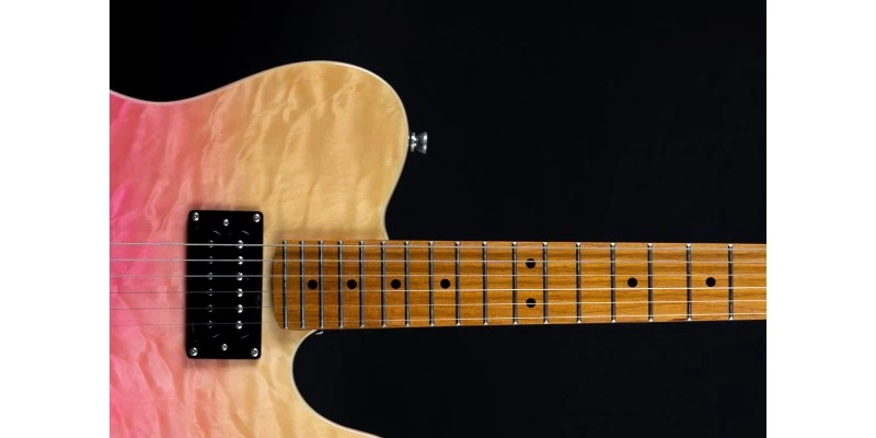 Jet Guitars Jet JT-450 Quilted Transparent Pink - Image 8