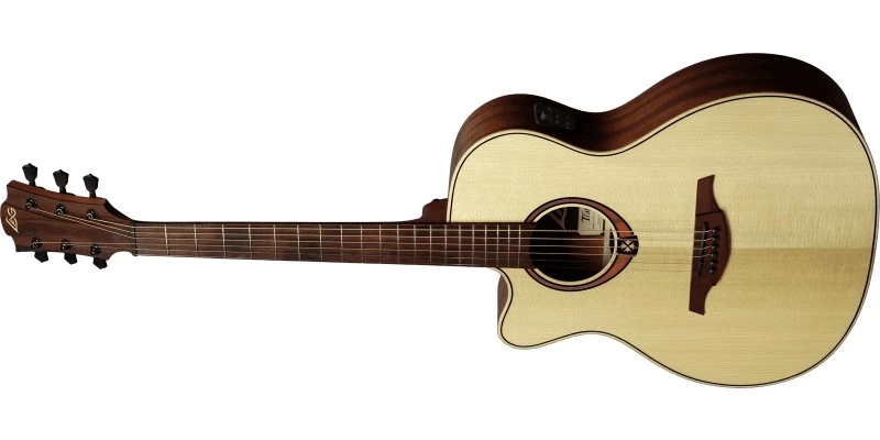 LAG TL88ACE Auditorium Cutaway Electro-Acoustic Guitar Left-Handed
