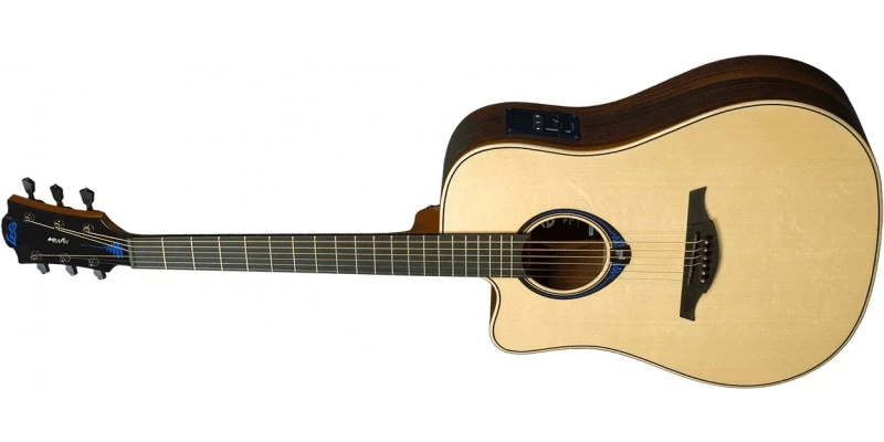 LAG TLHV30DCE Tramontane HyVibe 30 Left Handed With Hard Case