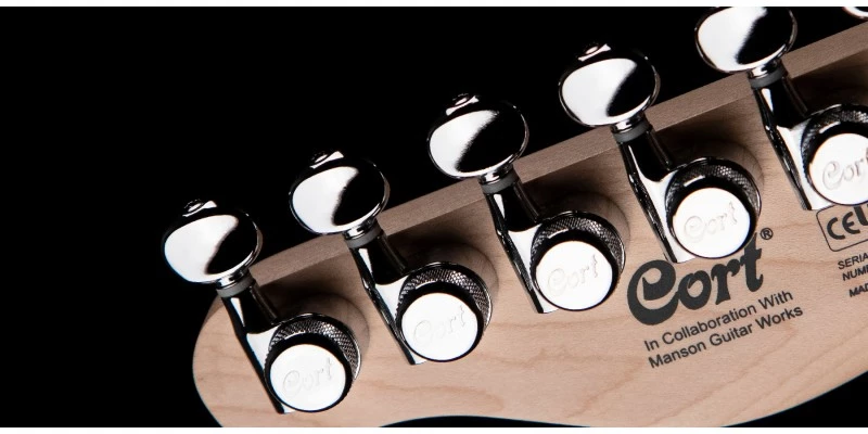 Cort Manson META Series MBM-1 Matthew Bellamy Signature Guitar Starlight Silver - Image 6