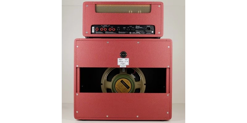 Marshall Design Store SV20H Head With 1974CX Half Stack Pack Maroon / Cream - Image 5