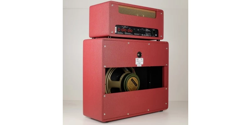 Marshall Design Store SV20H Head With 1974CX Half Stack Pack Maroon / Cream - Image 6