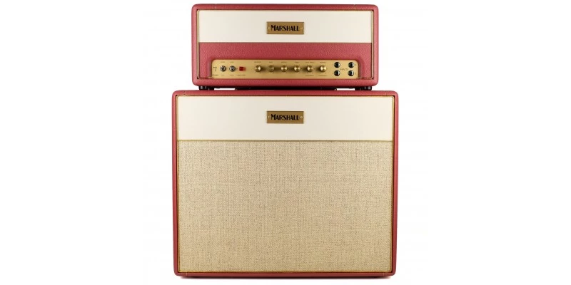 Marshall Design Store SV20H Head With 1974CX Half Stack Pack Maroon / Cream