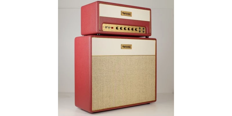 Marshall Design Store SV20H Head With 1974CX Half Stack Pack Maroon / Cream - Image 2