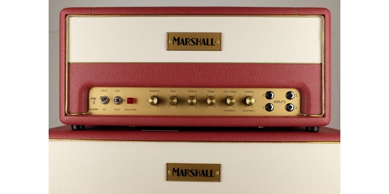 Marshall Design Store SV20H Head With 1974CX Half Stack Pack Maroon / Cream - Image 4