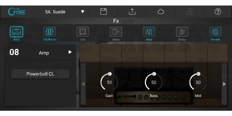 Mooer GTRS S801 Intelligent Guitar Surf Green - Image 5