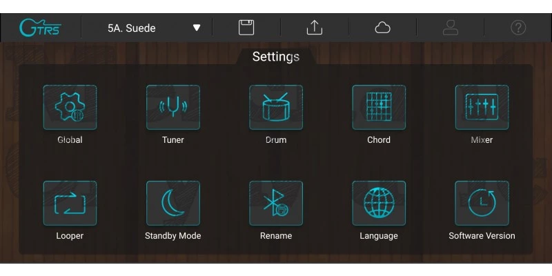 Mooer GTRS S800 Intelligent Guitar Sonic Blue, Rosewood - Image 9