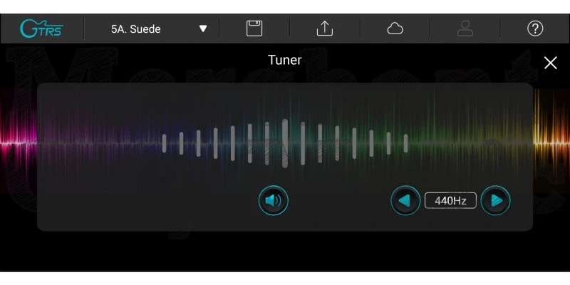 Mooer GTRS S800 Intelligent Guitar Sonic Blue, Rosewood - Image 12