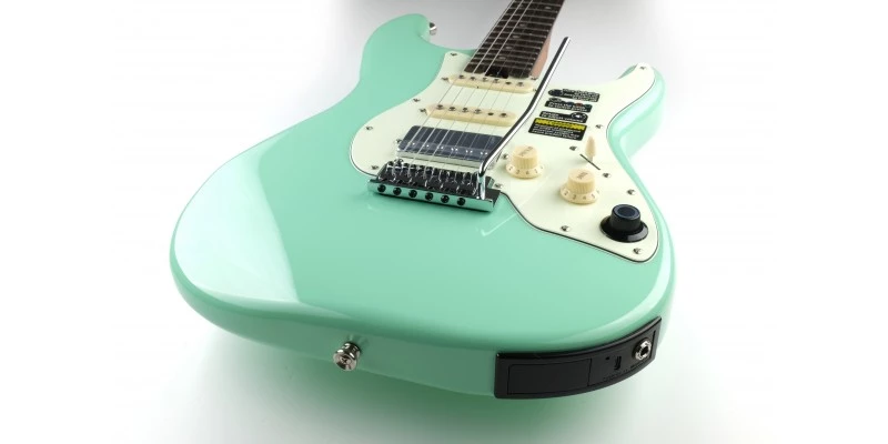 Mooer GTRS S800 Intelligent Guitar Surf Green, Rosewood - Image 4