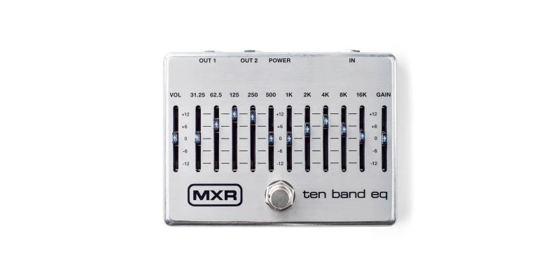 MXR M108S 10 Band EQ Pedal Silver