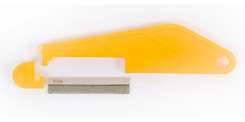 MusicNomad 6 Piece Electric Guitar Diamond Coated Nut File Set With Case, Super Light Strings MN667 - Image 4