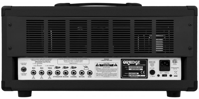Orange Amps Orange Rockerverb 100 MKIII Head Guitar Amp Black - Image 5