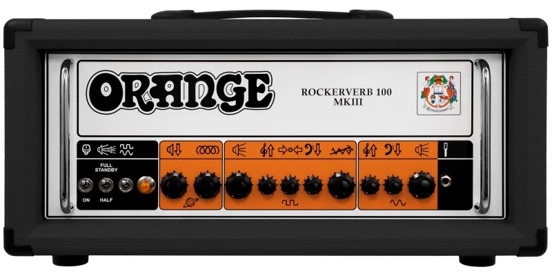 Orange Amps Orange Rockerverb 100 MKIII Head Guitar Amp Black