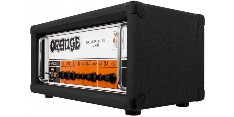 Orange Amps Orange Rockerverb 100 MKIII Head Guitar Amp Black - Image 4