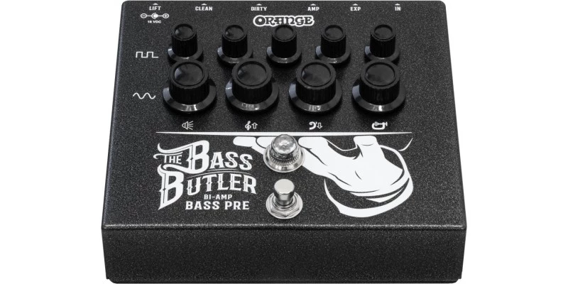 Orange Amps Orange Bass Butler Bi-amp Bass Preamp Pedal - Image 2