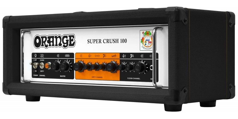 Orange Amps Orange Super Crush 100 Head Black - Image 2