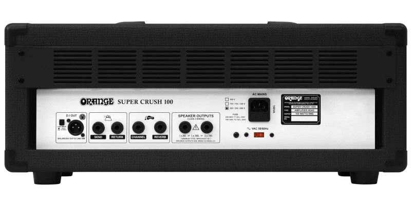 Orange Amps Orange Super Crush 100 With Crush Pro 412 Half Stack Pack Black - Image 5
