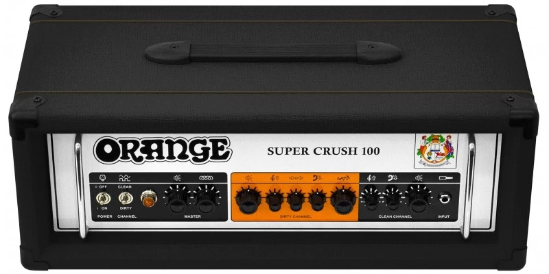 Orange Amps Orange Super Crush 100 With Crush Pro 412 Half Stack Pack Black - Image 4