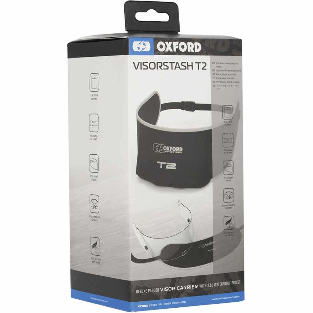 Oxford Visorstash T2 Deluxe Visor Carrier W/Pocket - Image 42