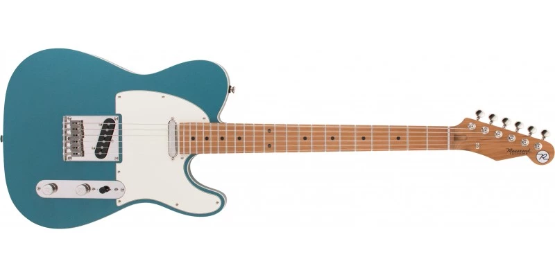 Reverend Pete Anderson Eastsider T Satin Deep Sea Blue, Roasted Maple