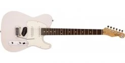 Reverend Pete Anderson Eastsider S Satin Transparent White