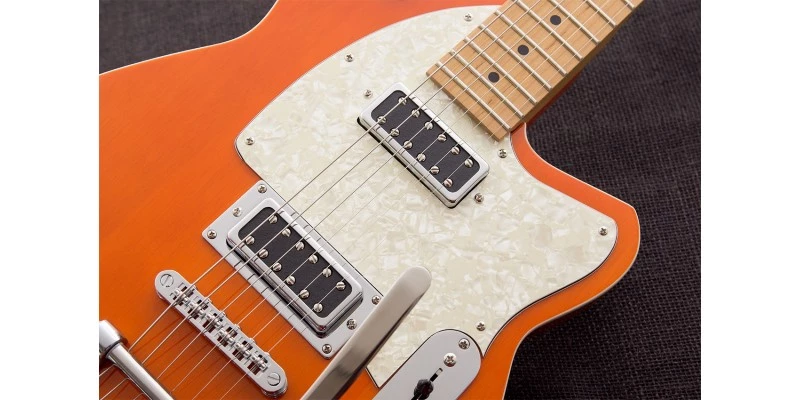 Reverend Flatroc Bigsby Rock Orange - Image 5