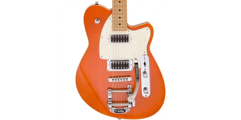 Reverend Flatroc Bigsby Rock Orange - Image 2