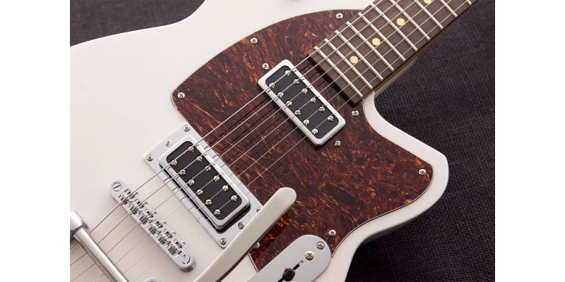 Reverend Flatroc Bigsby Transparent White - Image 5