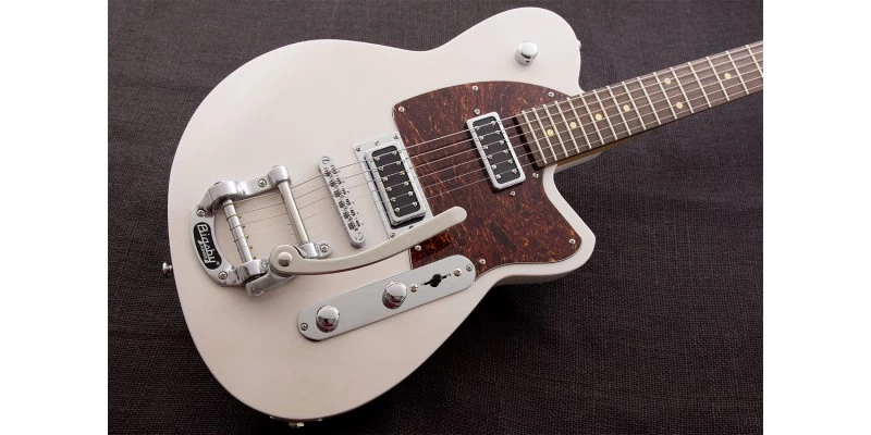 Reverend Flatroc Bigsby Transparent White - Image 3