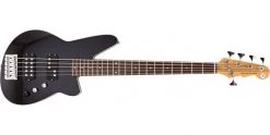 Reverend Mercalli 5 Bass Guitar Midnight Black