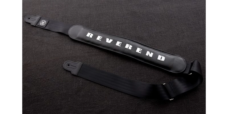 Reverend Padded Guitar Strap Midnight Black