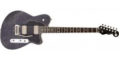 Reverend Reeves Gabrels Signature Satin Black Flame Maple