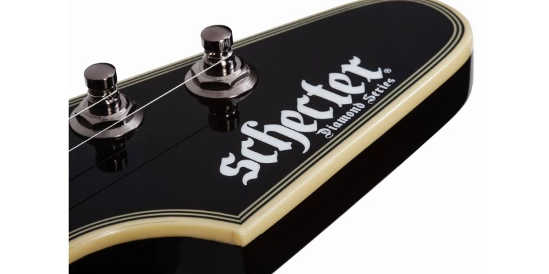 Schecter Avenger BlackJack Gloss Black - Image 13