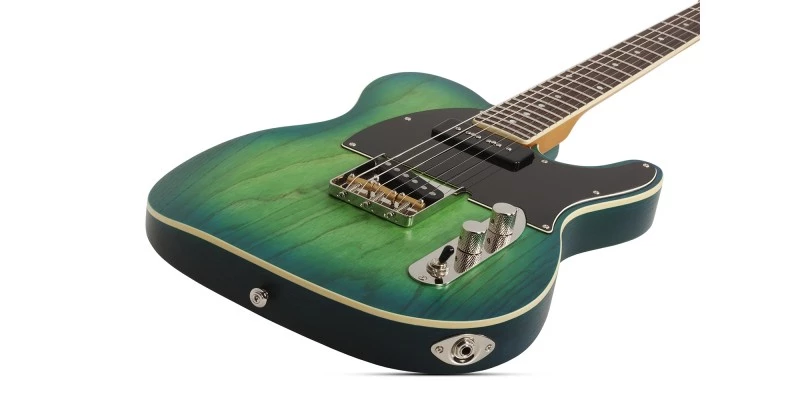 Schecter PT Special Aqua Burst Pearl - Image 4