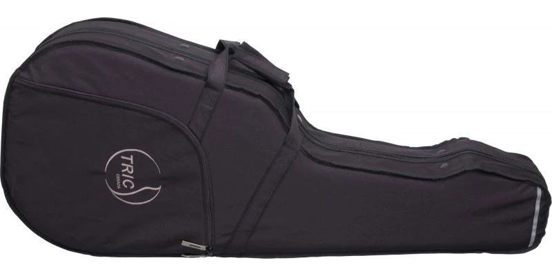 TRIC Deluxe Classical Folk Concert Hall Black Guitar Case