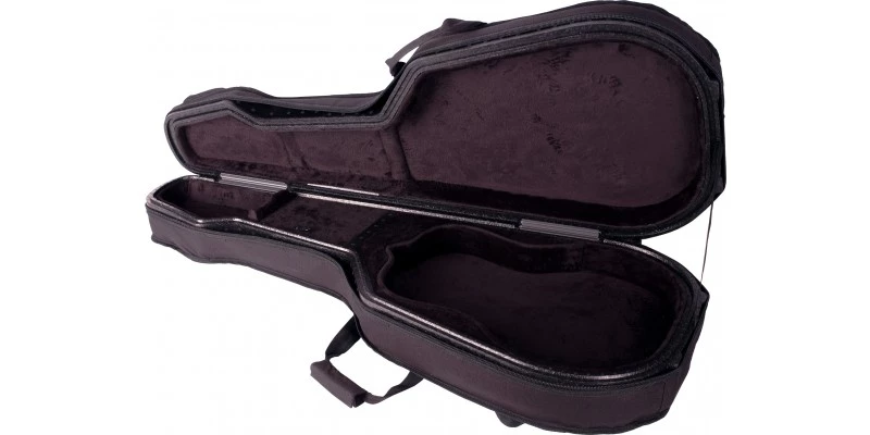 TRIC Deluxe Classical Folk Concert Hall Black Guitar Case - Image 2
