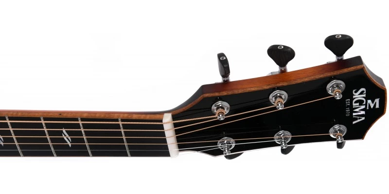 Sigma Guitars Sigma GACE-3-SB+ Flamed Maple Sunburst Electro-Acoustic Guitar - Image 5