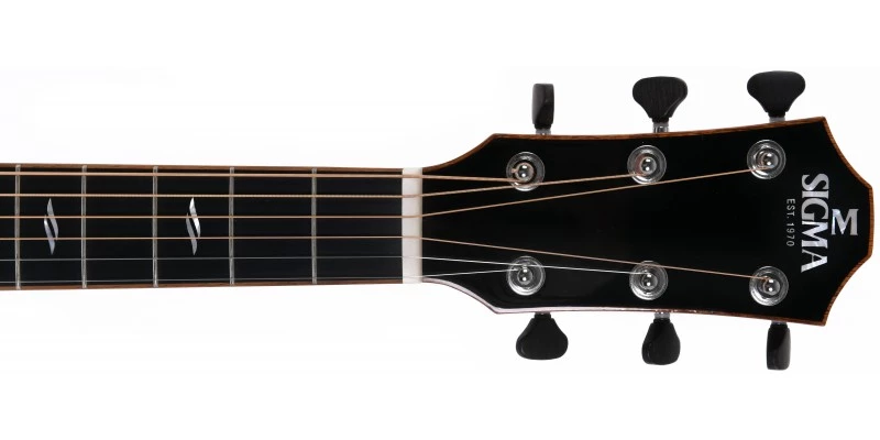 Sigma Guitars Sigma GACE-3-SB+ Flamed Maple Sunburst Electro-Acoustic Guitar - Image 7